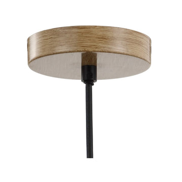 Simon 11.75" Pinecone Wood LED Pendant - JONATHAN Y